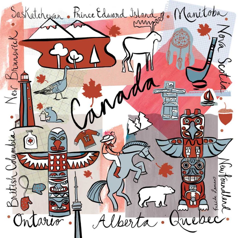 Global Travel VII art print by Farida Zaman for $57.95 CAD