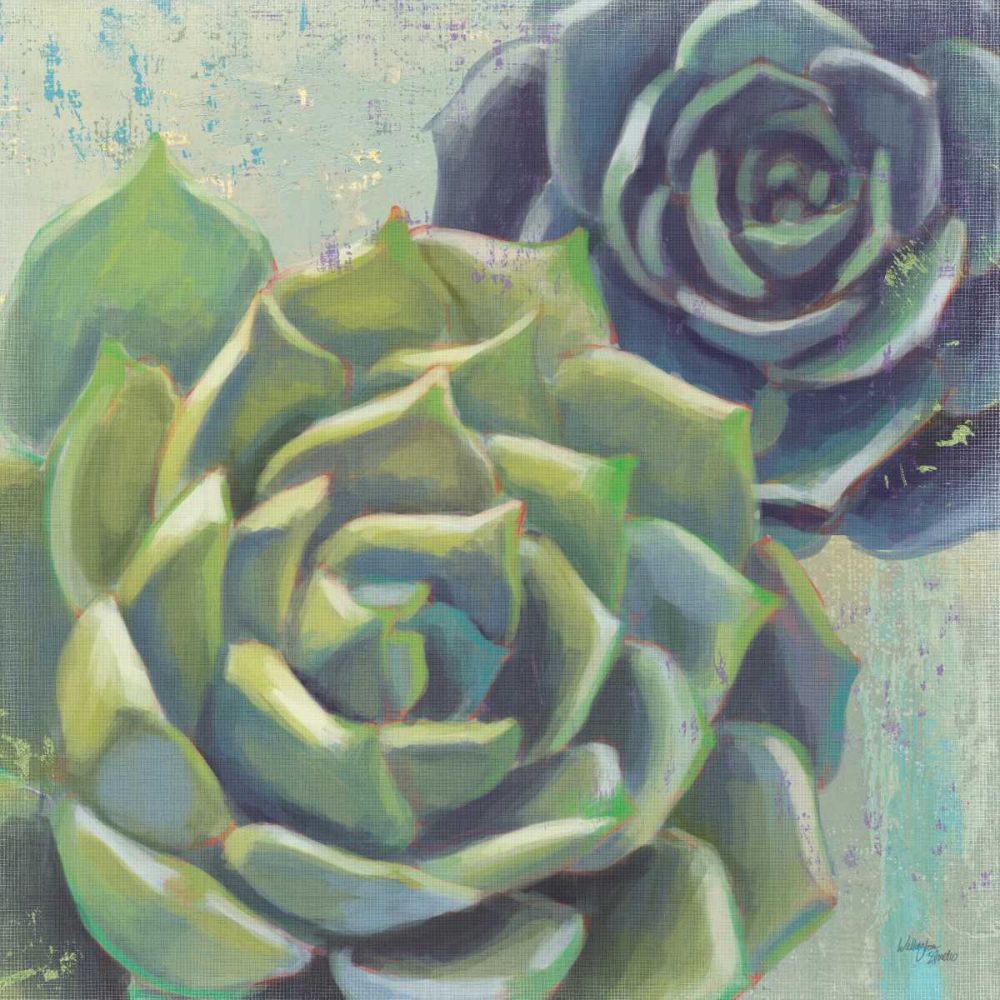 Succulents I Crop art print by Wellington Studio for $57.95 CAD