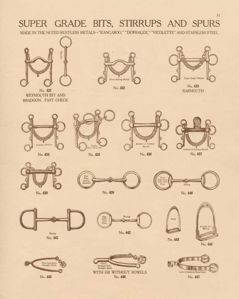 Equine Riding Gear I v2 art print by Wild Apple Portfolio for $57.95 CAD