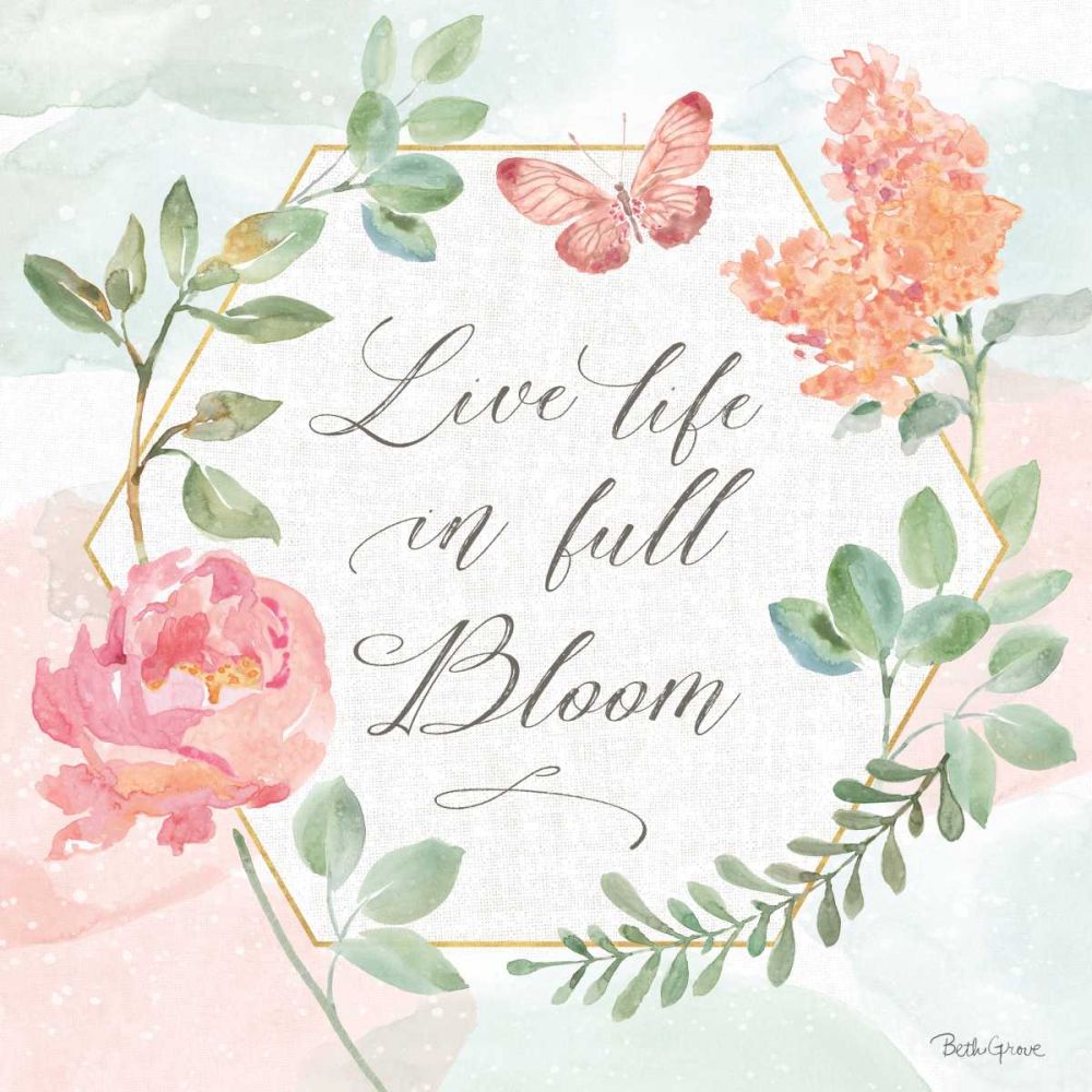 Watercolorful V art print by Beth Grove for $57.95 CAD