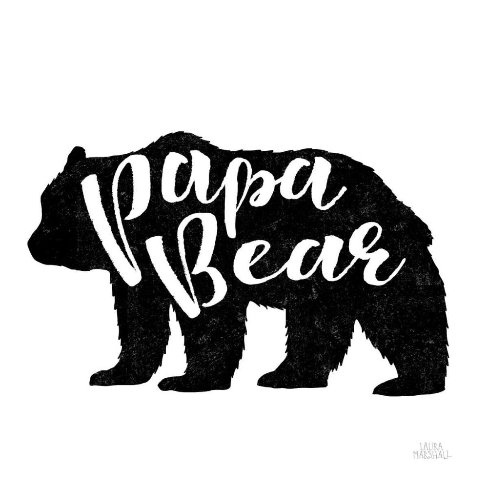 Papa Bear art print by Laura Marshall for $57.95 CAD
