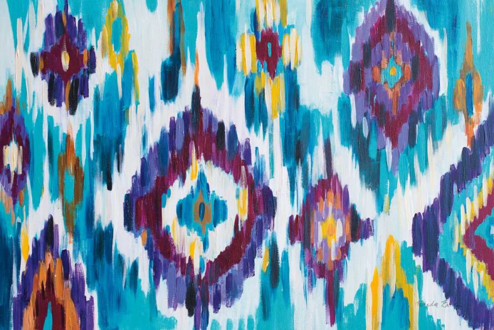 Ikat Jewel I art print by Farida Zaman for $57.95 CAD