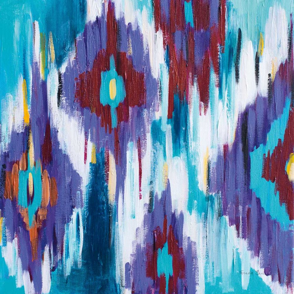 Ikat Jewel II art print by Farida Zaman for $57.95 CAD