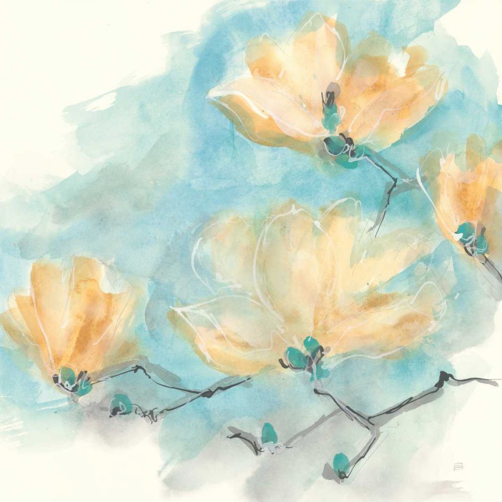 Teal Buds III art print by Chris Paschke for $57.95 CAD