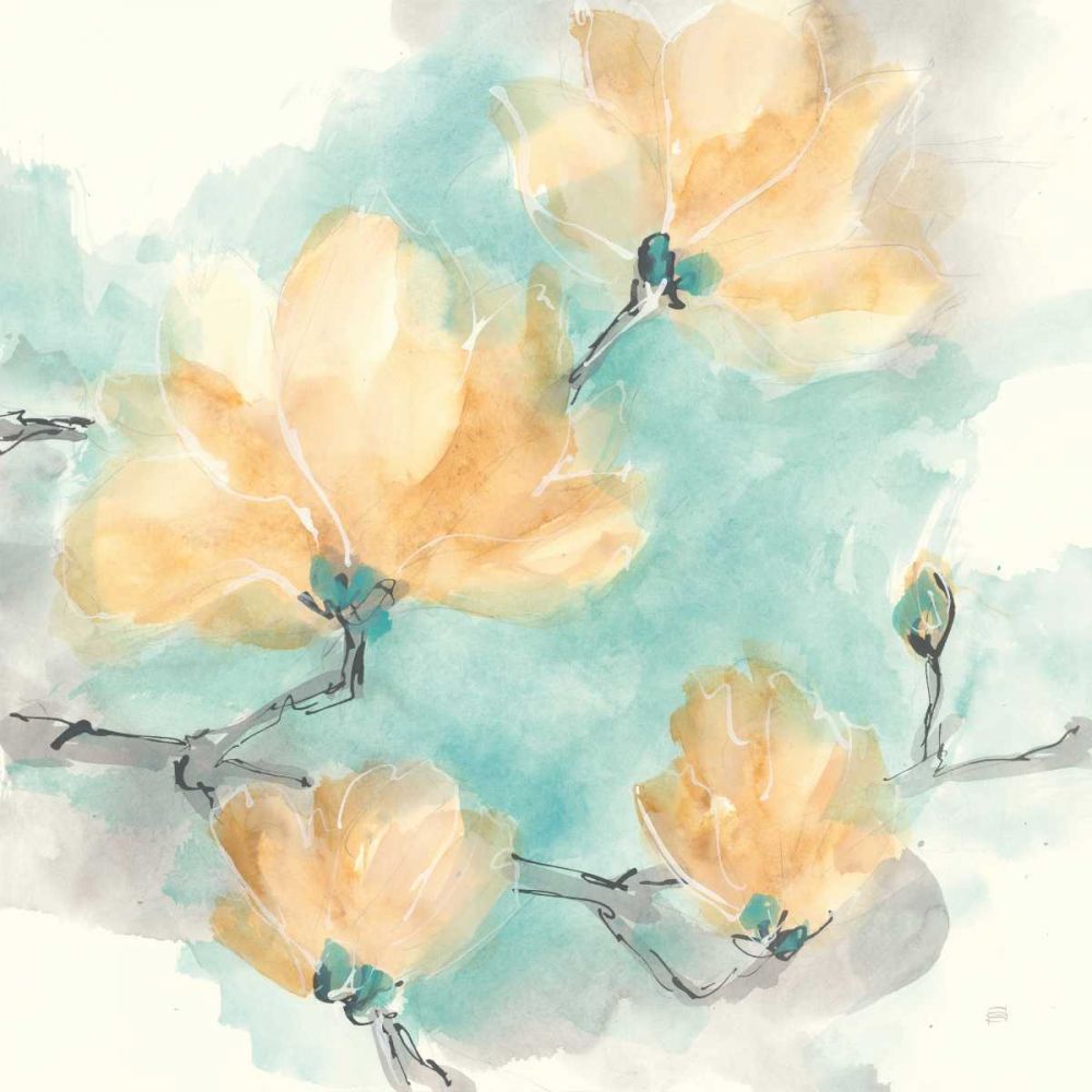 Teal Buds IV art print by Chris Paschke for $57.95 CAD