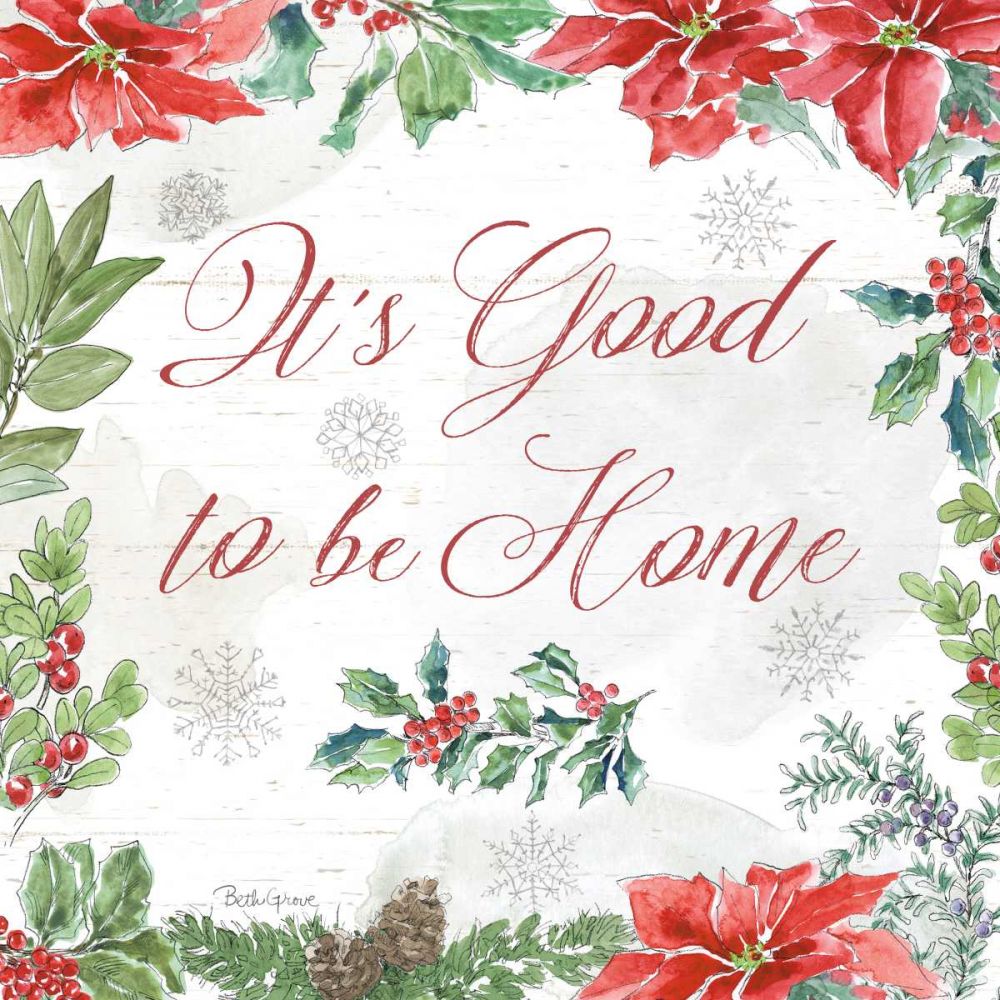 Farmhouse Holidays IV art print by Beth Grove for $57.95 CAD