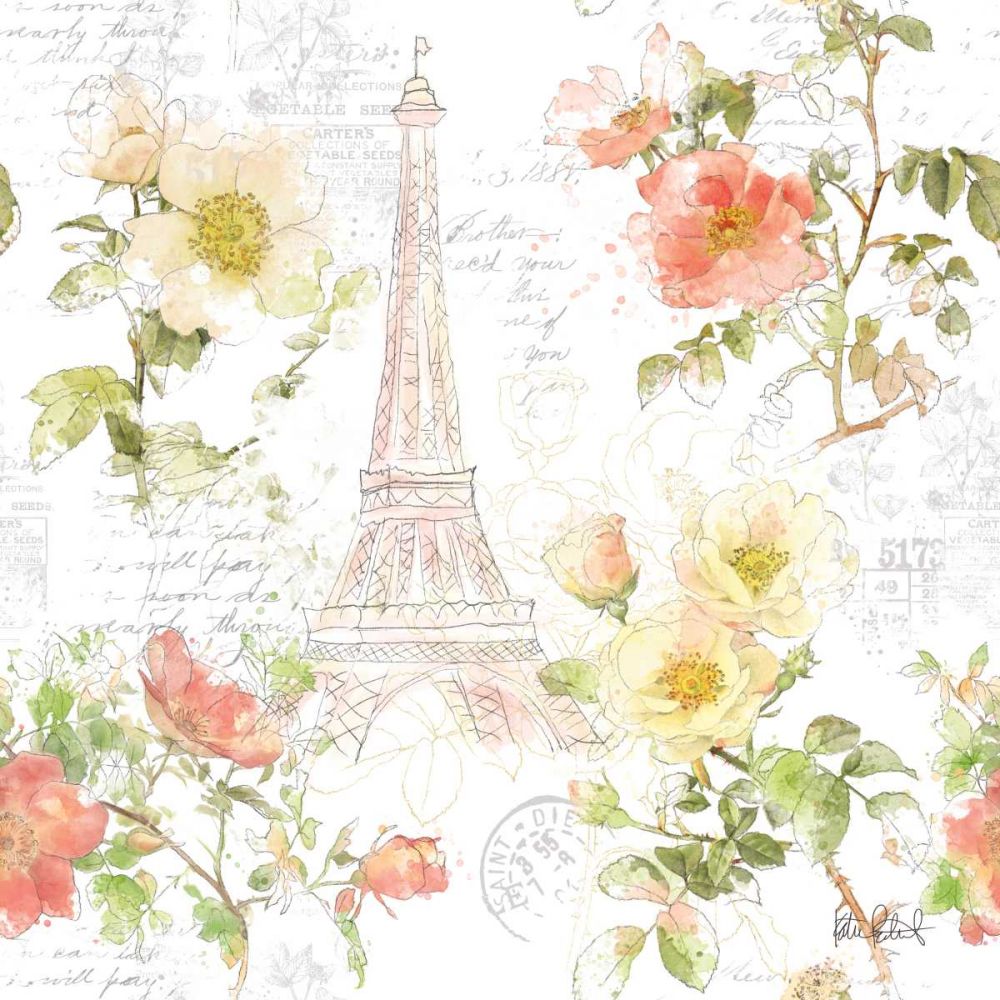 Painting Paris Step 01 art print by Katie Pertiet for $57.95 CAD