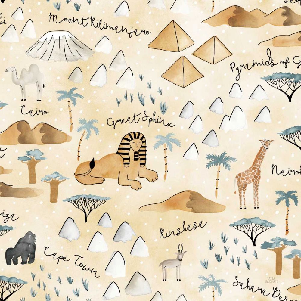 World Traveler Pattern VIII art print by Laura Marshall for $57.95 CAD