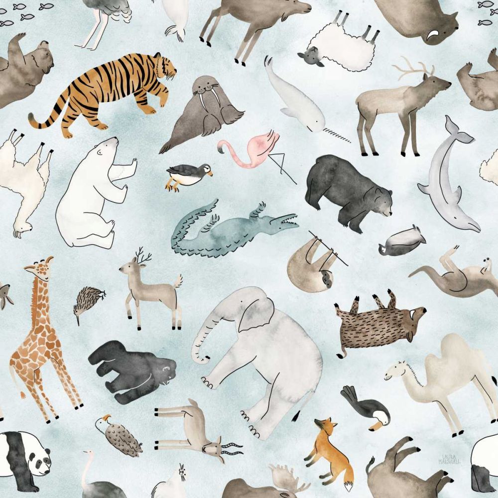 World Traveler Pattern XV art print by Laura Marshall for $57.95 CAD