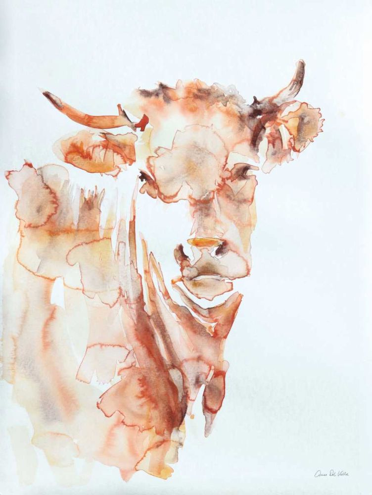 Village Cow art print by Aimee Del Valle for $57.95 CAD