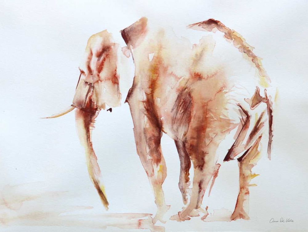 Lone Elephant art print by Aimee Del Valle for $57.95 CAD