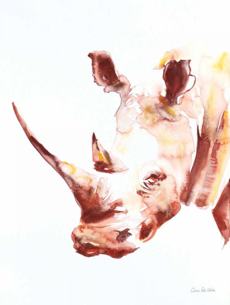 Rhino art print by Aimee Del Valle for $57.95 CAD