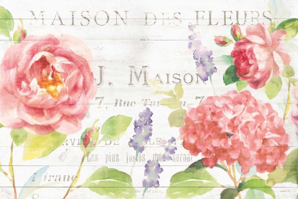 Maison Des Fleurs I art print by Danhui Nai for $57.95 CAD