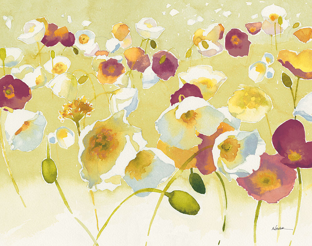 Plum Iceland Plot II art print by Shirley Novak for $57.95 CAD