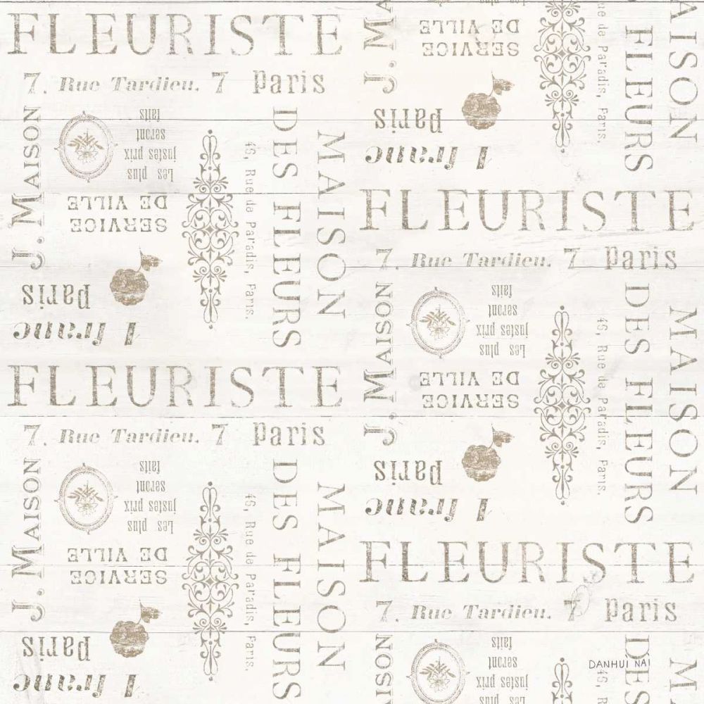 Maison Des Fleurs Pattern V art print by Danhui Nai for $57.95 CAD