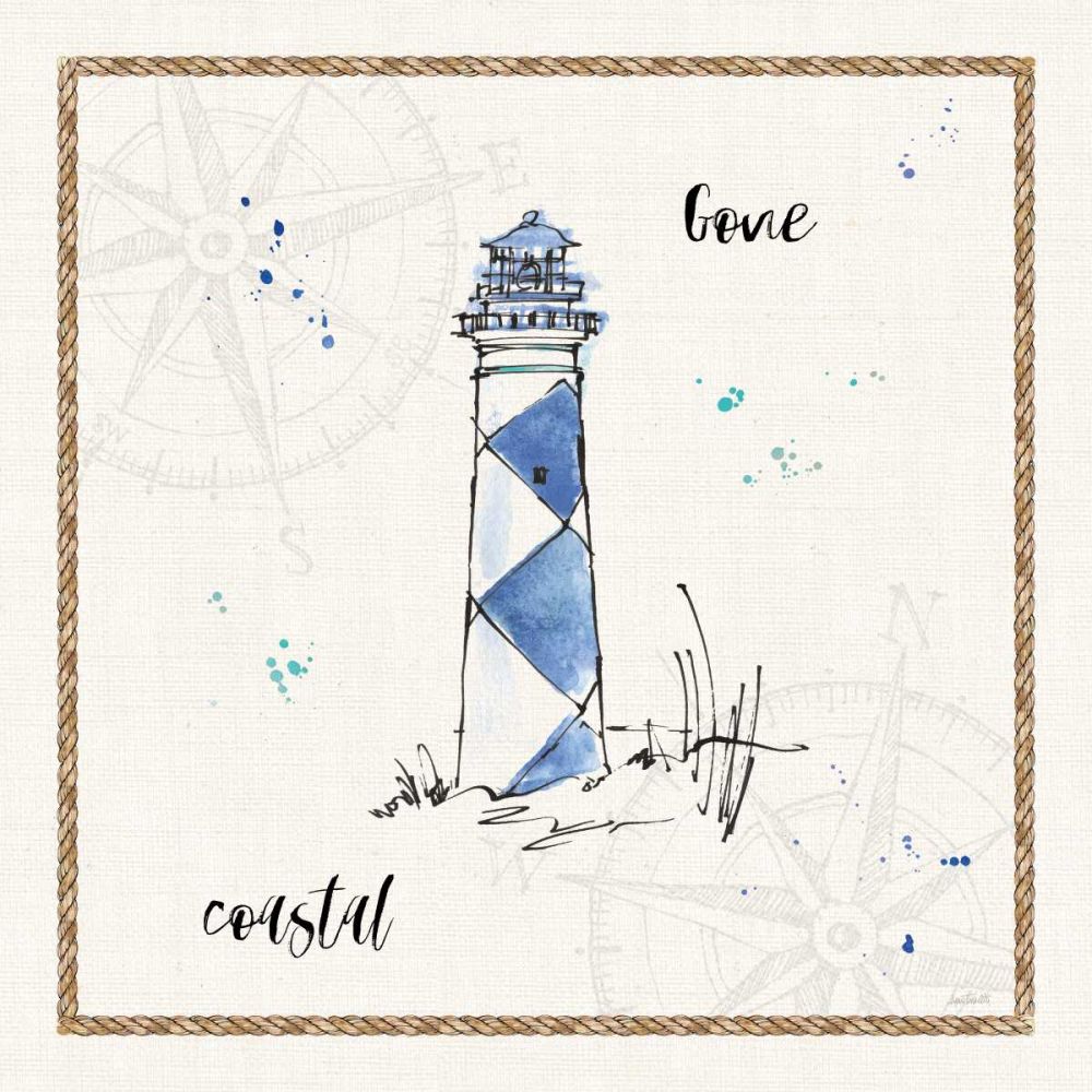 Coastal Buoys IV Coastal art print by Anne Tavoletti for $57.95 CAD