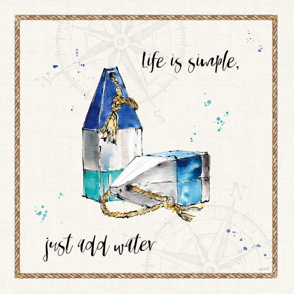 Coastal Buoys VI Life art print by Anne Tavoletti for $57.95 CAD