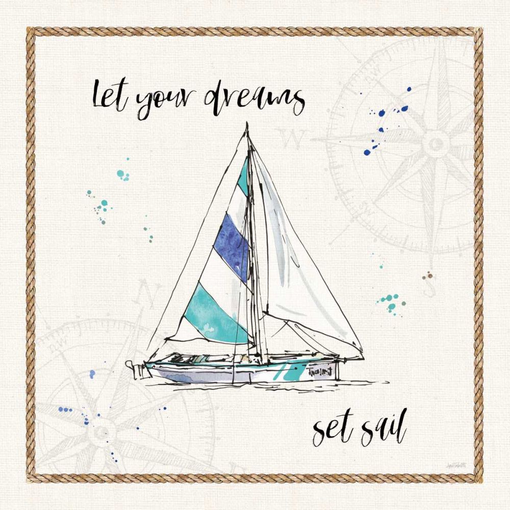 Coastal Buoys III v2 art print by Anne Tavoletti for $57.95 CAD