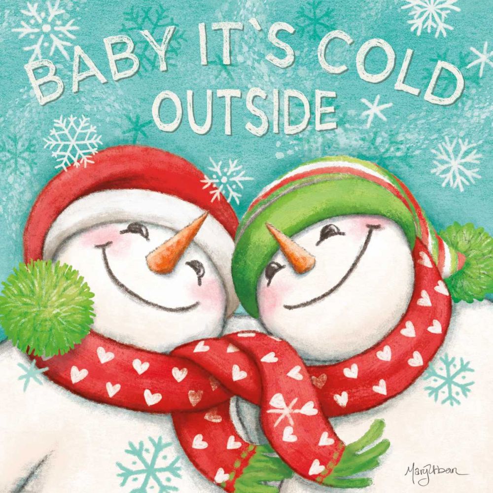 Let it Snow VI Eyes Open art print by Mary Urban for $57.95 CAD