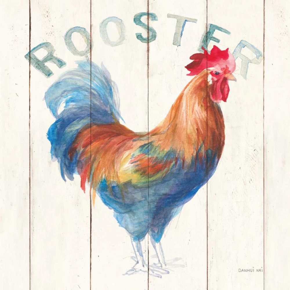 Rooster art print by Danhui Nai for $57.95 CAD