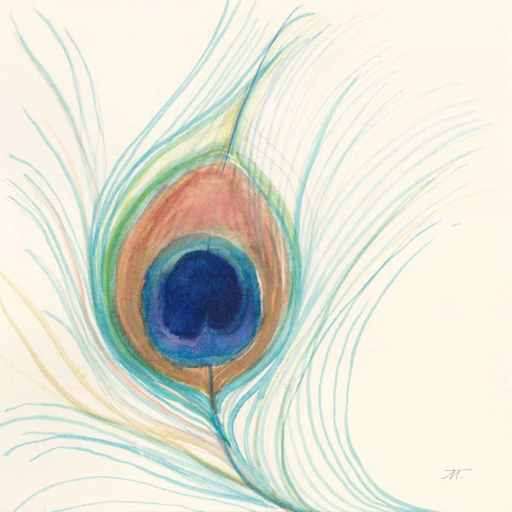 Peacock Feather II art print by Miranda Thomas for $57.95 CAD