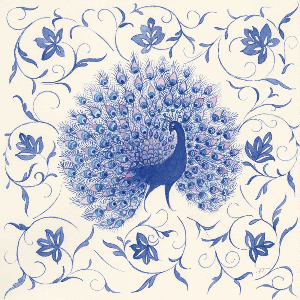 Peacock Garden I art print by Miranda Thomas for $57.95 CAD