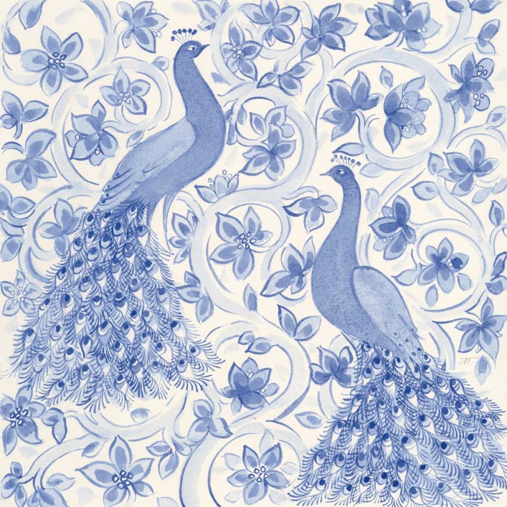 Peacock Garden II art print by Miranda Thomas for $57.95 CAD