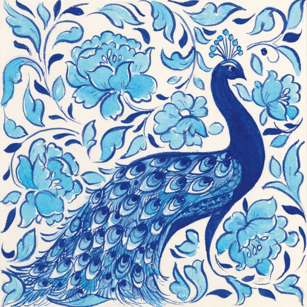 Peacock Garden IV art print by Miranda Thomas for $57.95 CAD