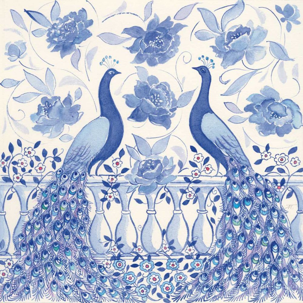 Peacock Garden VI art print by Miranda Thomas for $57.95 CAD