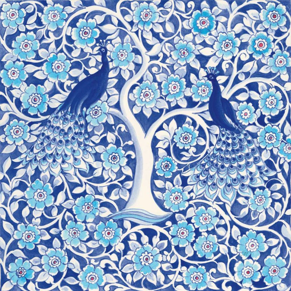 Peacock Garden VII art print by Miranda Thomas for $57.95 CAD