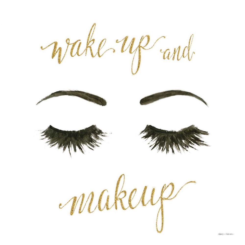 Wake Up and Make Up I art print by Marco Fabiano for $57.95 CAD