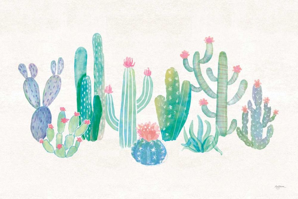 Bohemian Cactus I art print by Mary Urban for $57.95 CAD