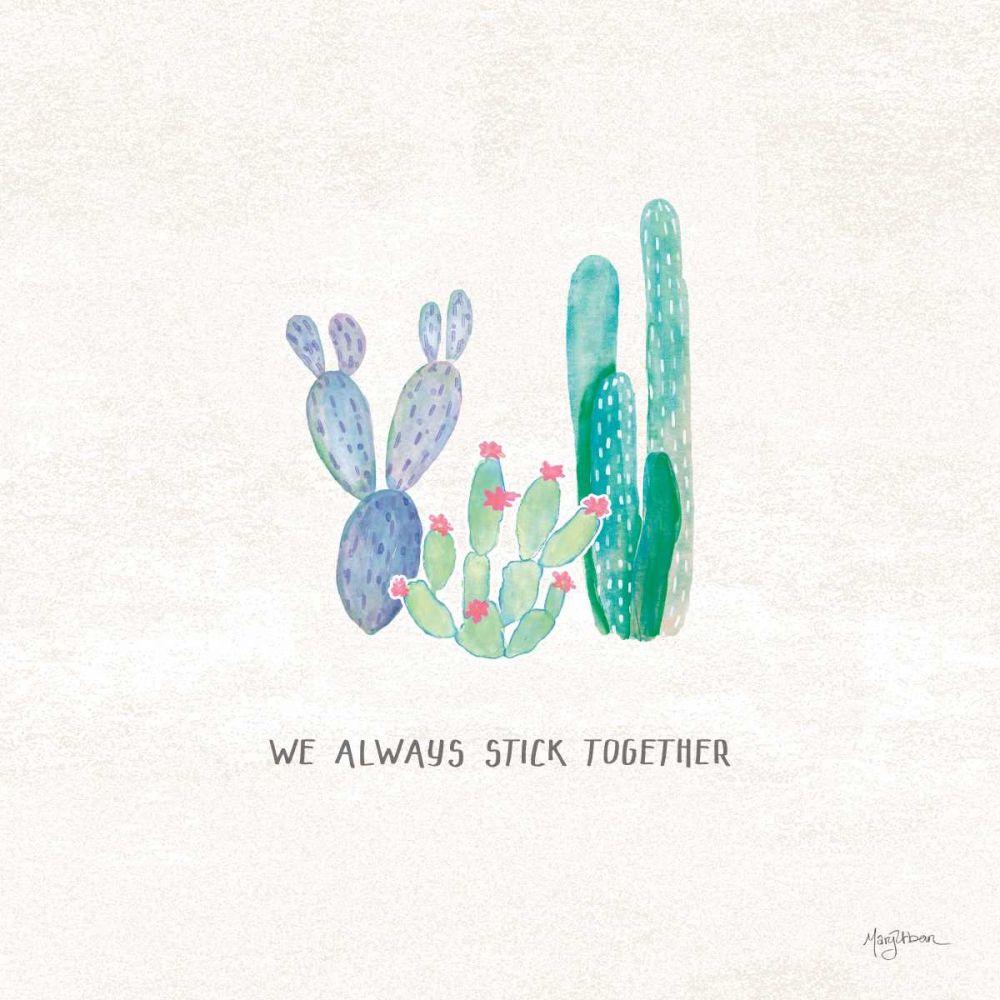 Bohemian Cactus VI art print by Mary Urban for $57.95 CAD