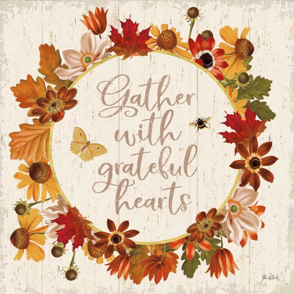 Fall Garden V art print by Katie Pertiet for $57.95 CAD