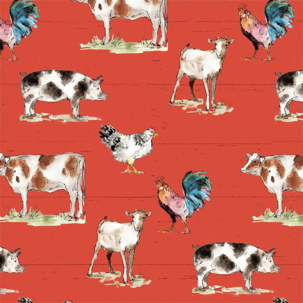 Down on the Farm Step 01B art print by Anne Tavoletti for $57.95 CAD