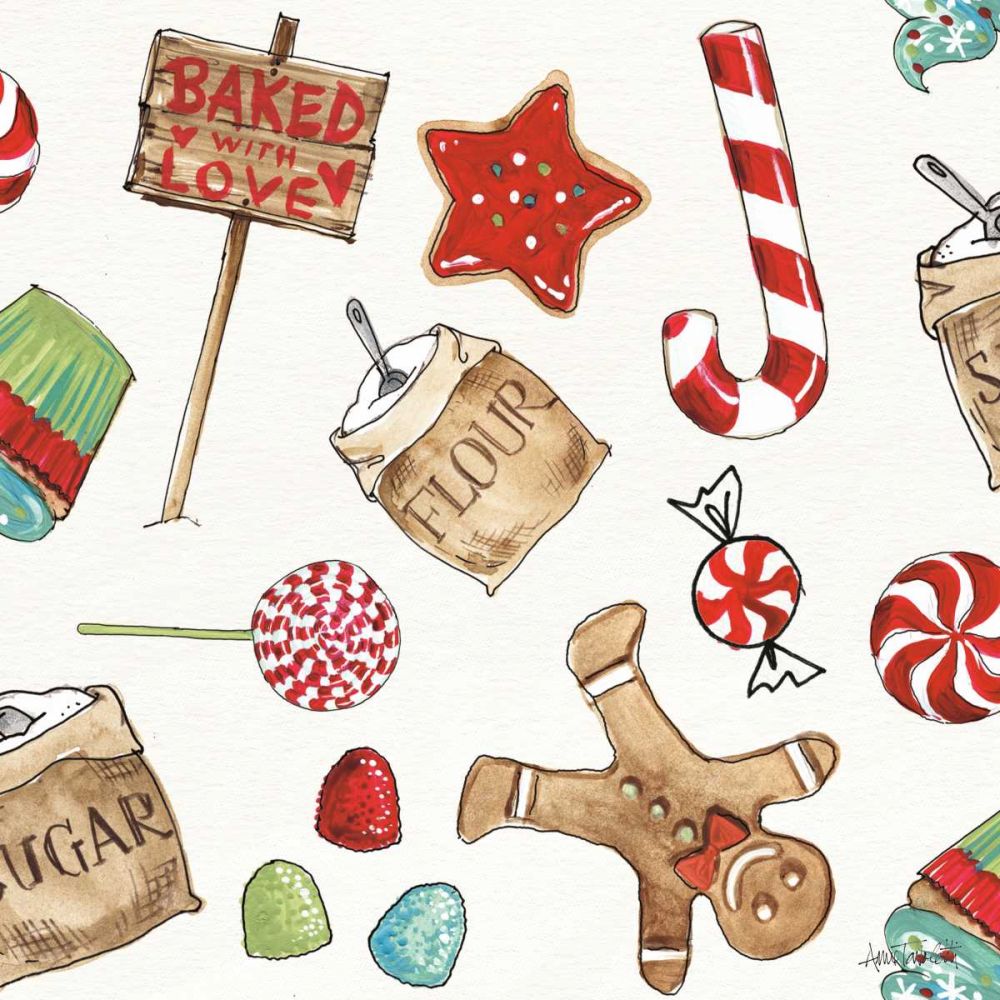 Baked with Love Step 01A art print by Anne Tavoletti for $57.95 CAD