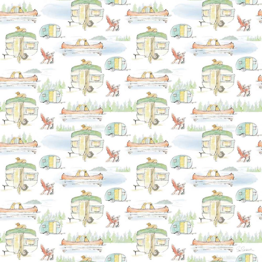 Lakeside Days Pattern VIIA art print by Sue Schlabach for $57.95 CAD