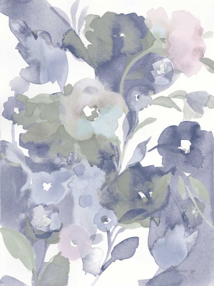 Jewel Garden I Blue art print by Danhui Nai for $57.95 CAD