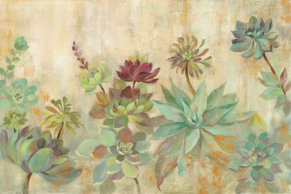 Succulent Garden art print by Silvia Vassileva for $57.95 CAD