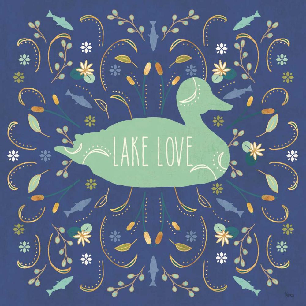 Otomi Lake II Dark art print by Veronique Charron for $57.95 CAD