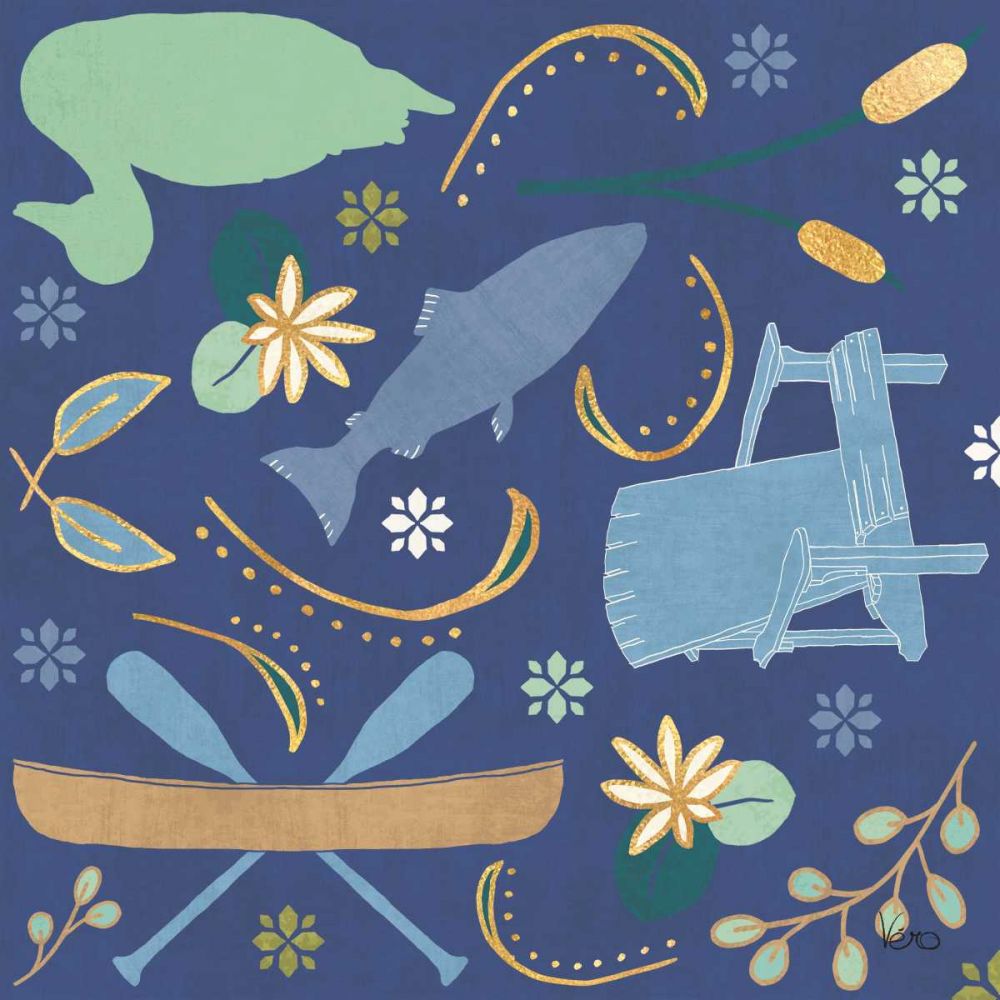 Otomi Lake Step 01B art print by Veronique Charron for $57.95 CAD