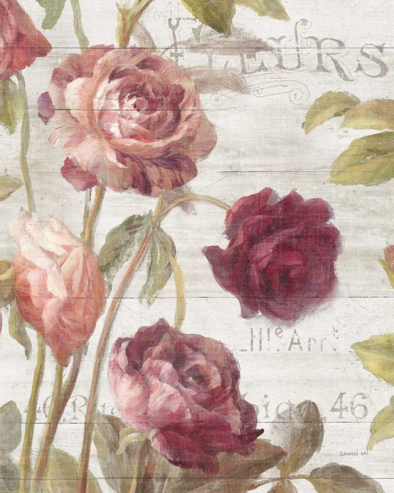 French Roses II art print by Danhui Nai for $57.95 CAD