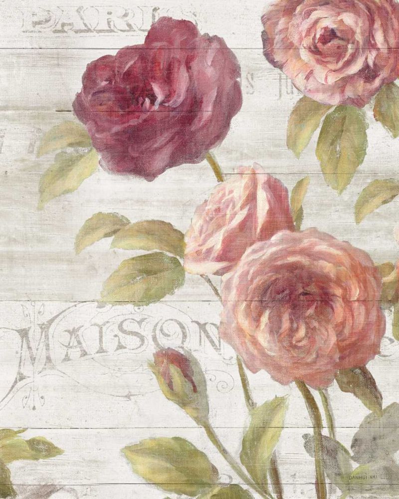 French Roses III art print by Danhui Nai for $57.95 CAD