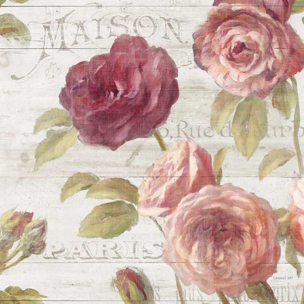 French Roses V art print by Danhui Nai for $57.95 CAD