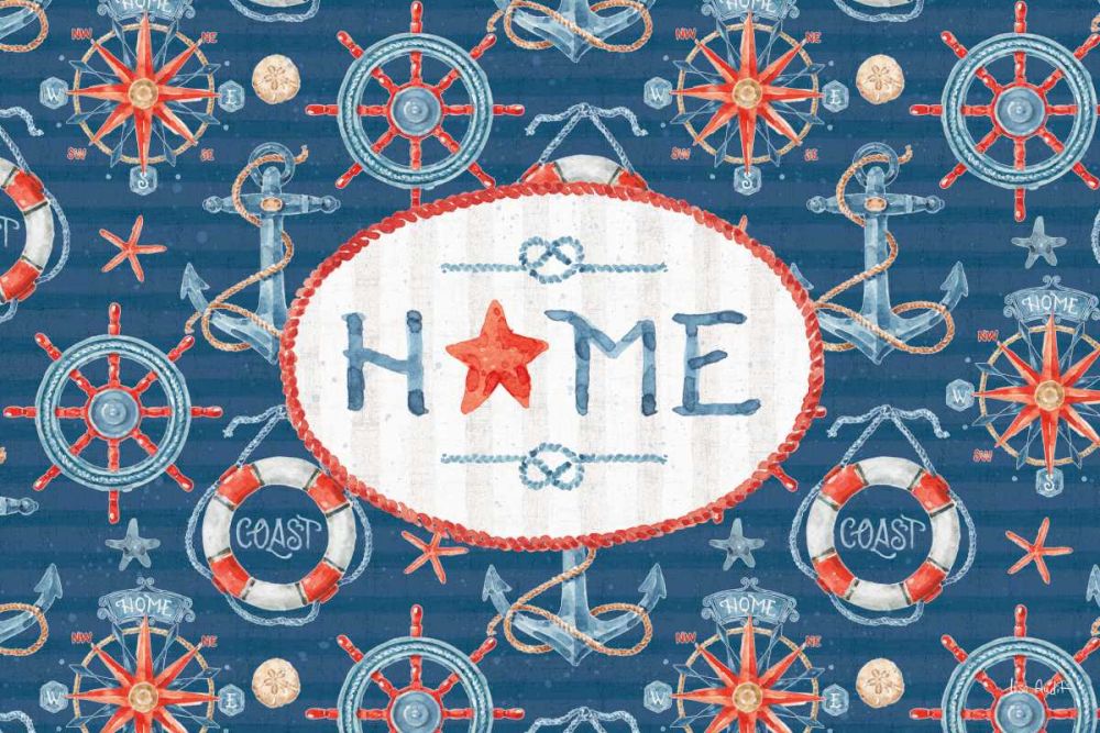 Nautical Life XIII art print by Lisa Audit for $57.95 CAD