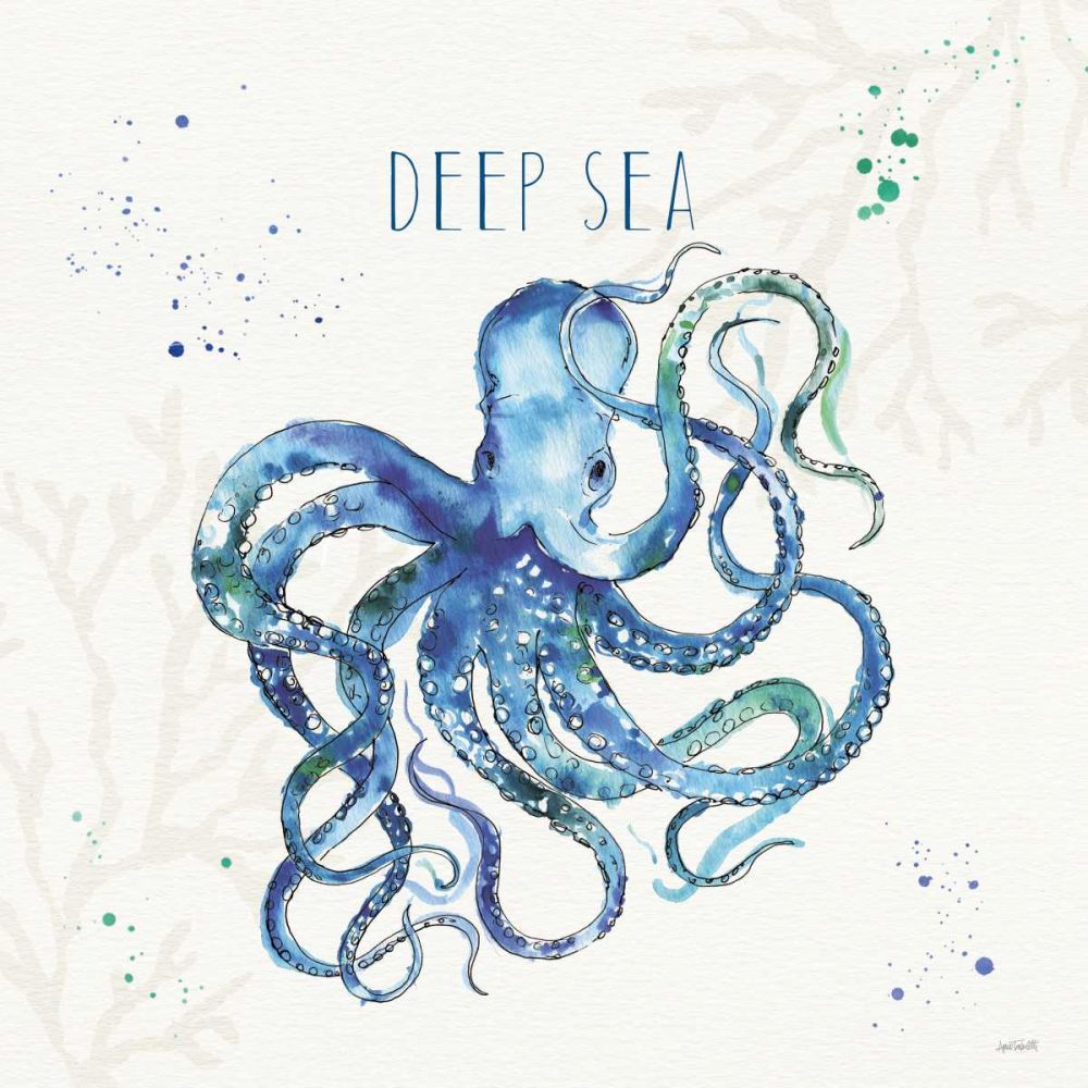 Deep Sea II art print by Anne Tavoletti for $57.95 CAD