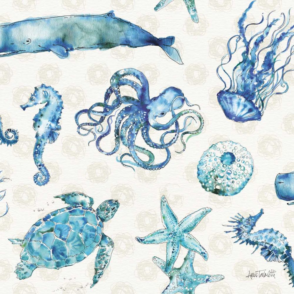 Deep Sea Step 01A art print by Anne Tavoletti for $57.95 CAD