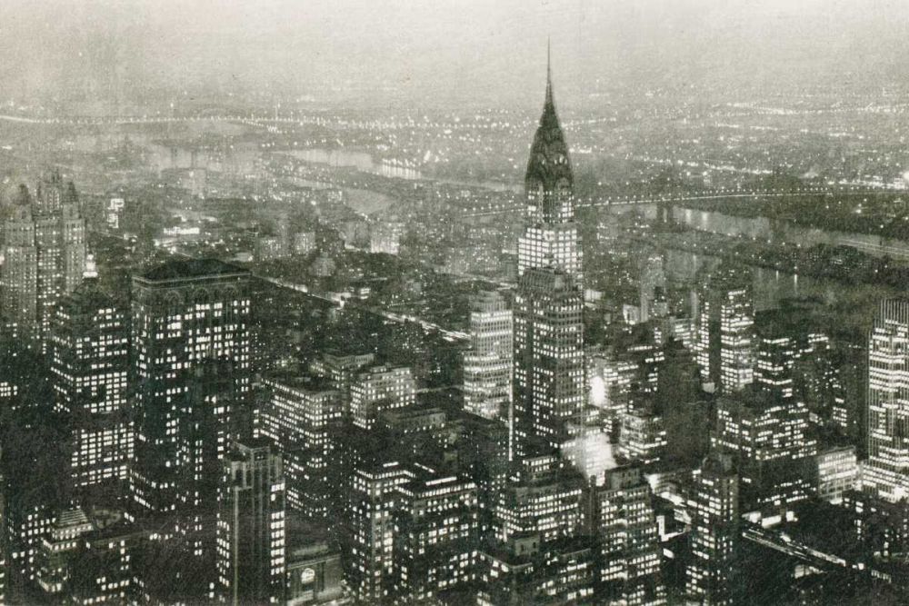 Manhattan at Night art print by Wild Apple Portfolio for $57.95 CAD