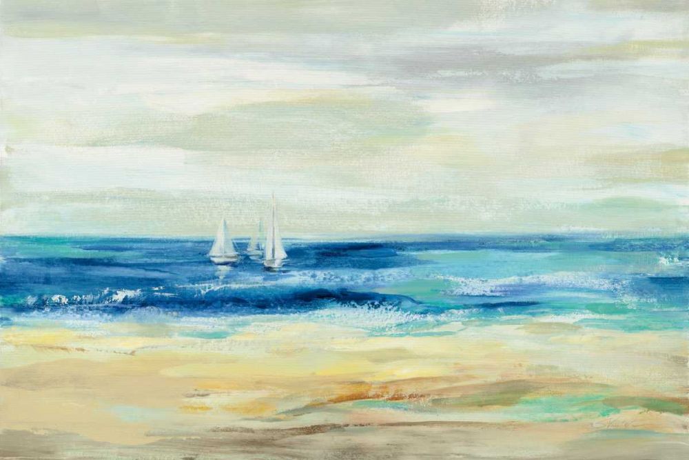 Sand and Sea art print by Silvia Vassileva for $57.95 CAD