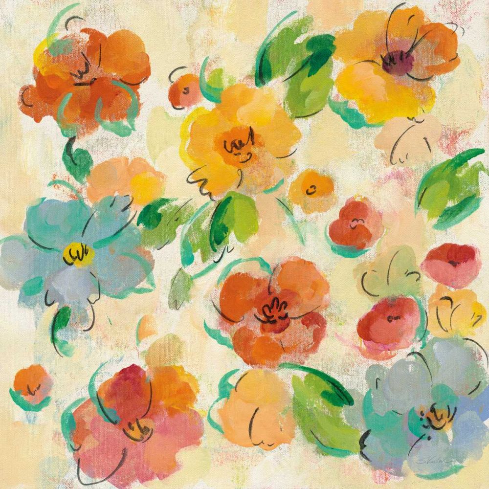 Playful Floral Trio III art print by Silvia Vassileva for $57.95 CAD